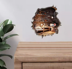 Mouse Magic Hole Wall Decal Sticker