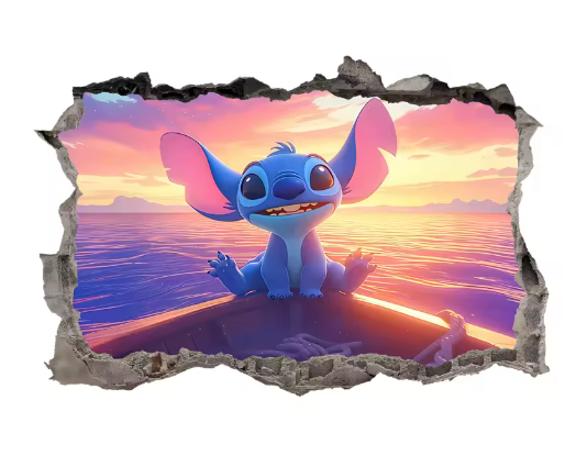 Stitch Wall Stickers For Kid's Room