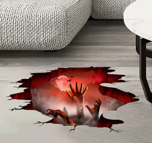 3D Ghost Hand Sticker