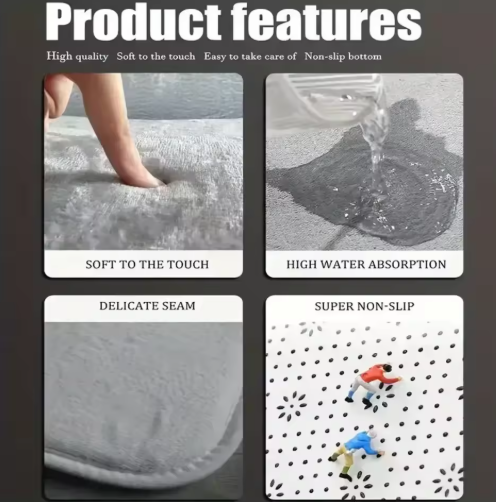 Yin Yang Dragon Printed Round Carpets