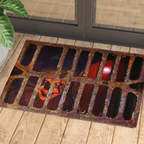 Clown Doormat Horror Theme Indoor Outdoor Welcome Rug