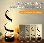 LED Night Light Spiral Table Lamp