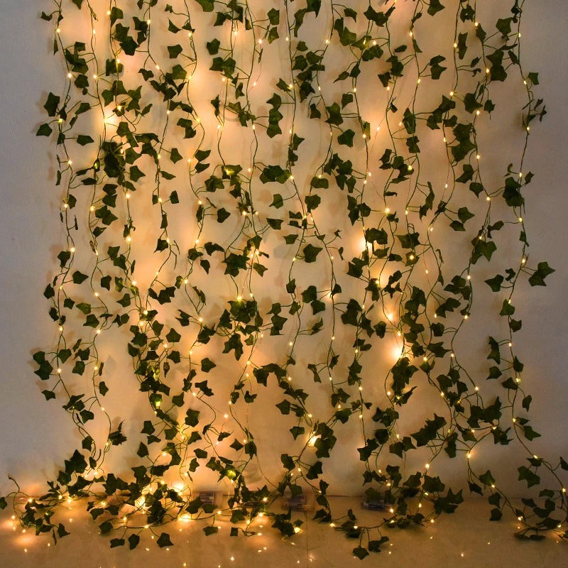 Creeper Green Leaf Ivy Vine LED String Lights (5 meters)