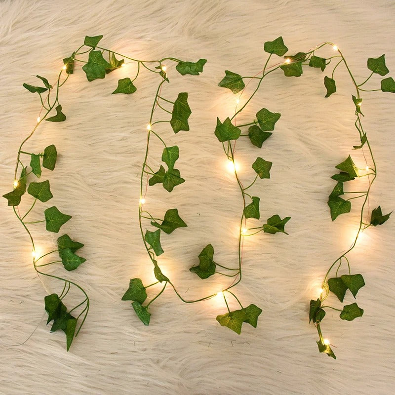 Creeper Green Leaf Ivy Vine LED String Lights (5 meters)