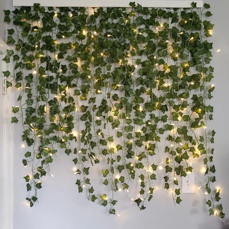 Creeper Green Leaf Ivy Vine LED String Lights (5 meters)