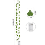 Creeper Green Leaf Ivy Vine LED String Lights (5 meters)